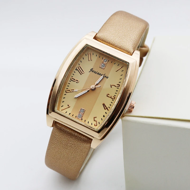 Повседневные часы для женщин, винтажные квадратные женские наручные часы с простым ремнем и бриллиантами, темпераментные аксессуары, подарок на вечеринку для девочек, Reloj Mujer