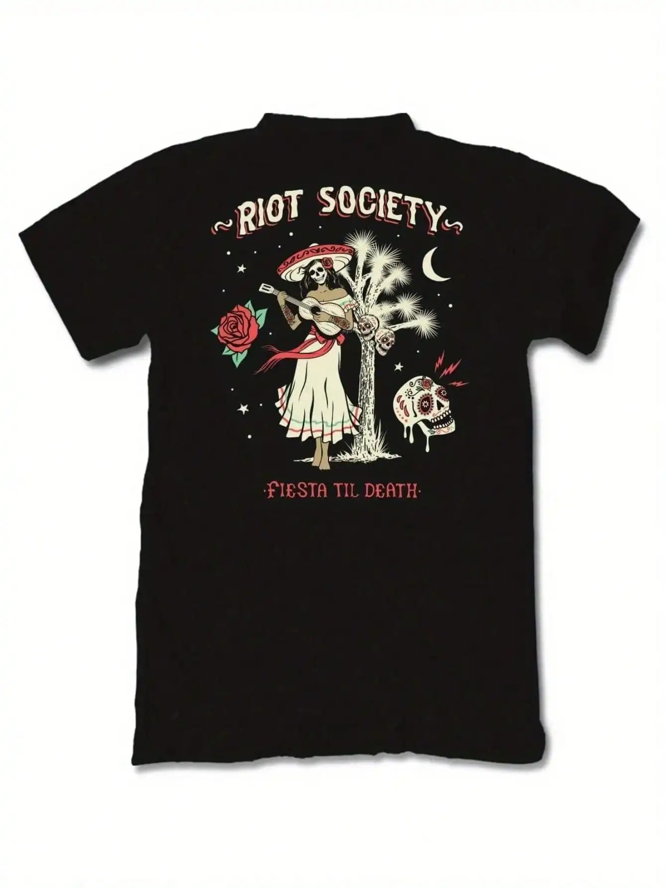 Kaos Fashion Grafis Lengan Pendek Pria Riot Society
