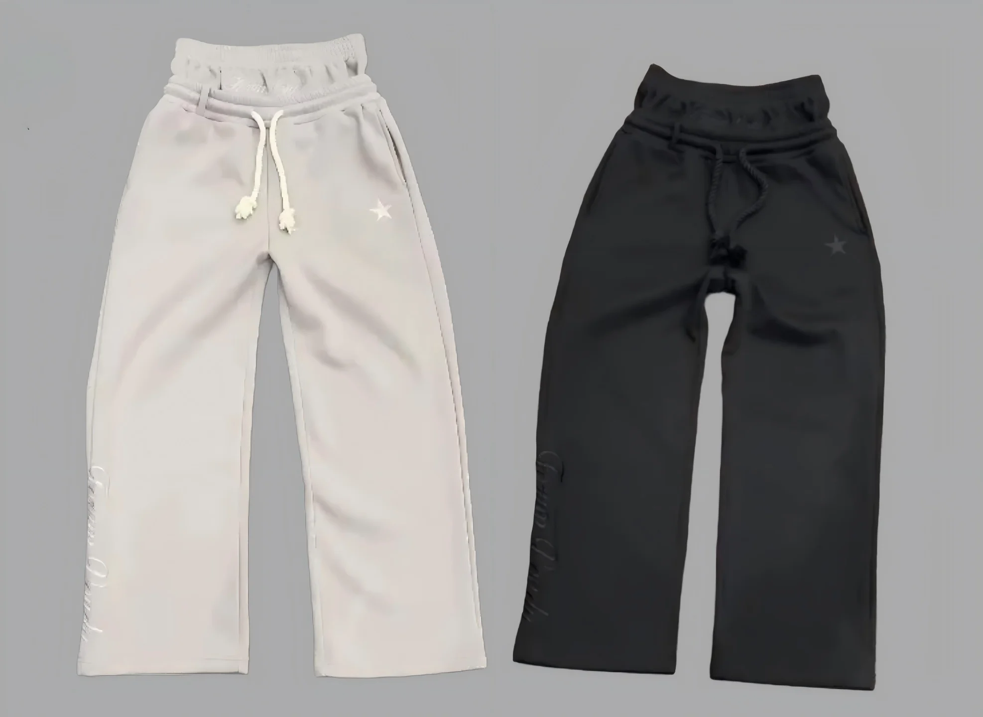 Мужские спортивные штаны с двойной талией в стиле Харадзюку, прямые джоггеры, спортивная уличная одежда, свободные длинные брюки на шнурке, мужские повседневные брюки Y2K