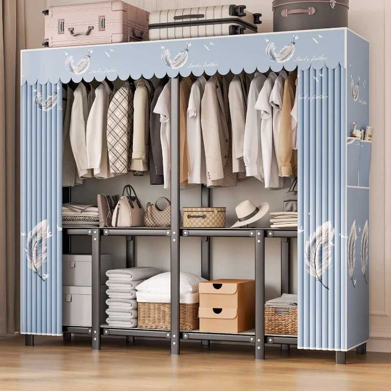 

Luxury Adults Wardrobes Hanging Clothes Decoration Organizer Bedroom Closet Storage Foldable Roupeiros De Quarto Furniture