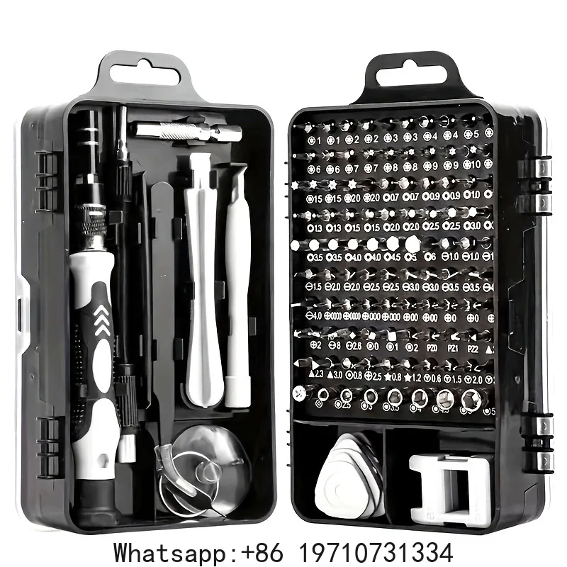 Magnetic Precision Screwdriver Set 115 in 1 Electronics Repair Tools Professional Nut Driver for Laptop Phone PC Maintenance