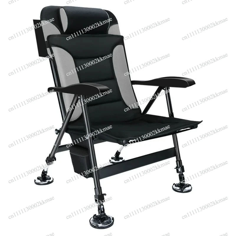 New Foldable Fishing Chair Beach Chairs Outdoor Adjustable Backrest Recliner Aluminum Alloy Picnic Portable Camping Chair Seat