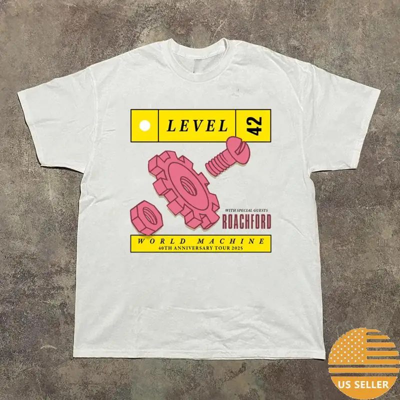 Level 42 World Machine' 40th Anniversary Tour T-Shirt, volle Größe S 5XL ET868