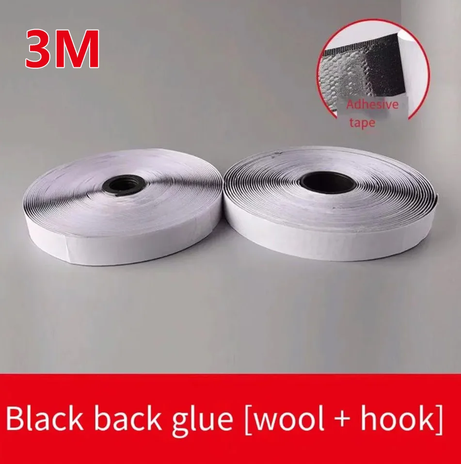 Herbruikbare Magische Nylon Sticker Tape Zelfklevende Extra Sterke Dubbele Zijstrip Met Lijm Pad Pluizige Haak En Lus Bevestigingsriem