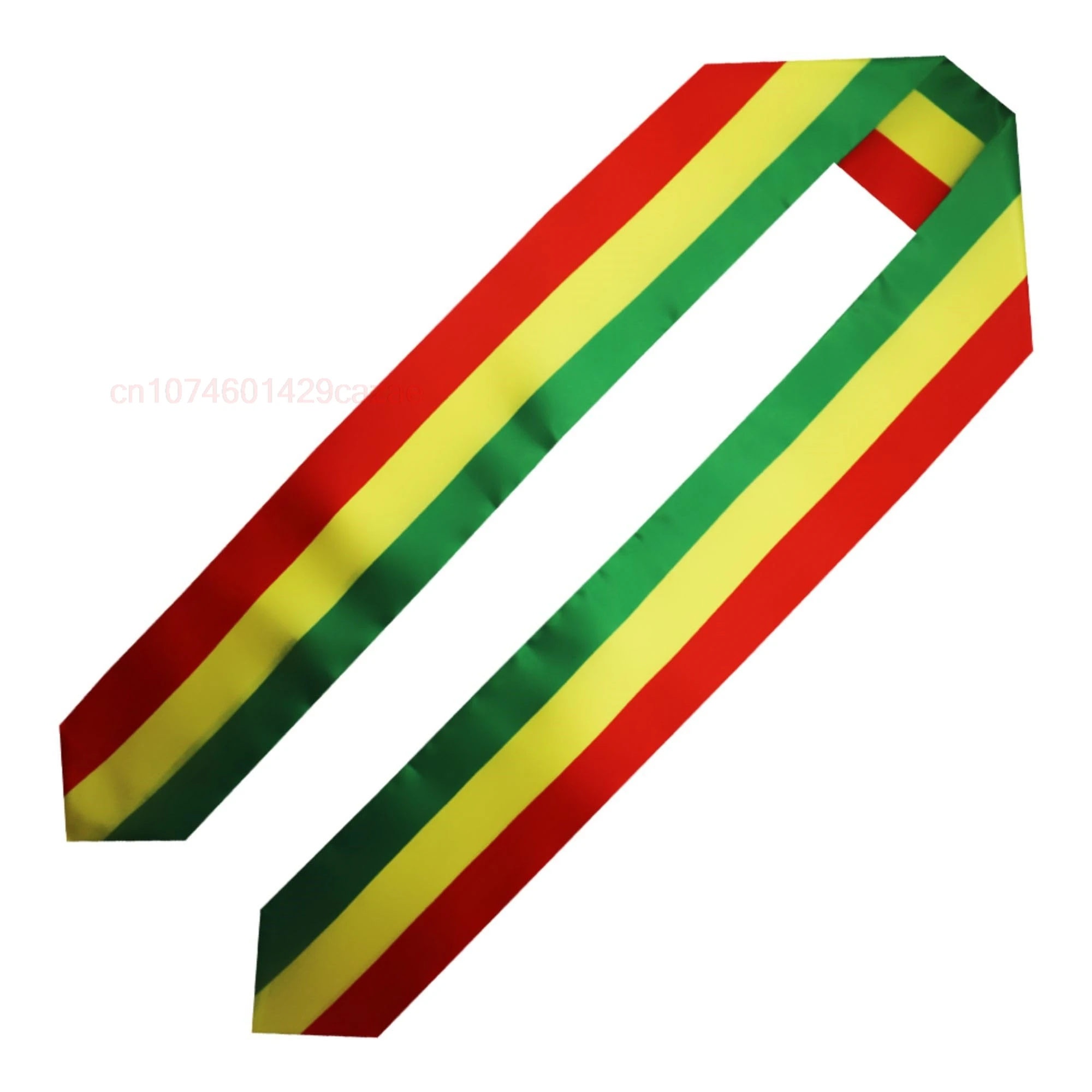 

The Republic of The Congo Flag 180*15CM Graduation Sash Stole Scarf Double Sided for Study Aboard International Students