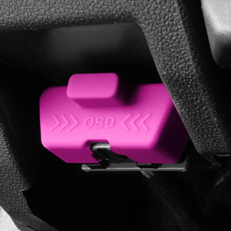 

1pcs Car OBD Port Cover Silicone Rust-proof OBD Port Lock Port Lock Protective Sleeve Waterproof OBD Interface Cover