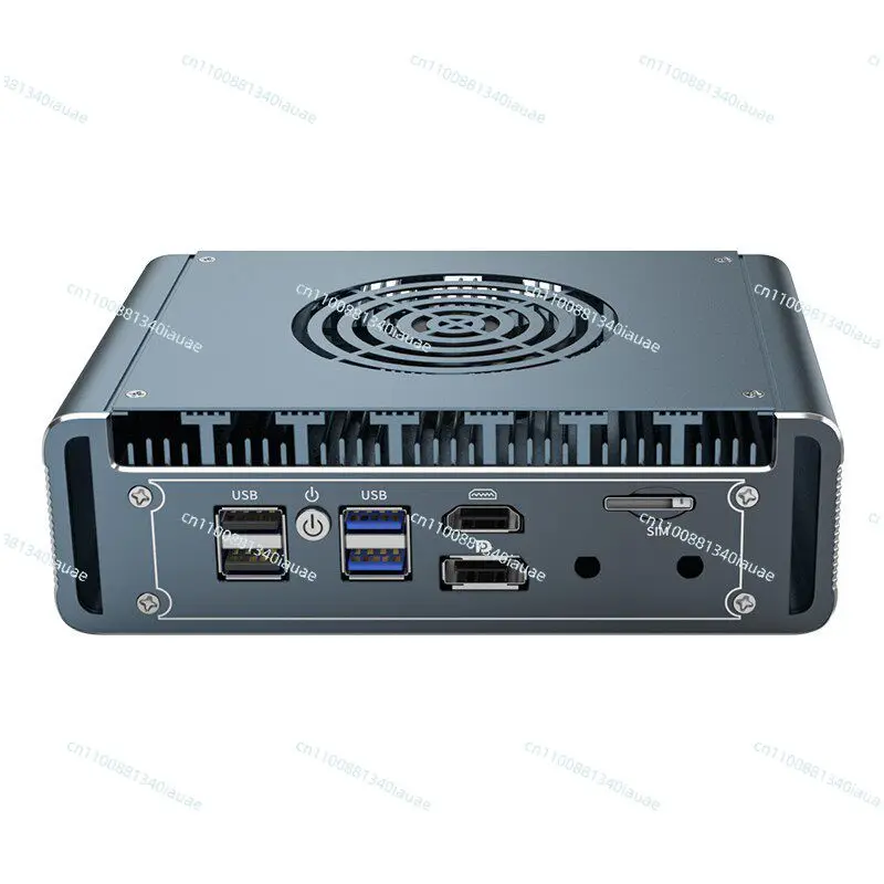 N5105 Fan Model G31 All-aluminum Shell N100 Network Card Computer Soft Routing J4125 Industrial Computer ROS