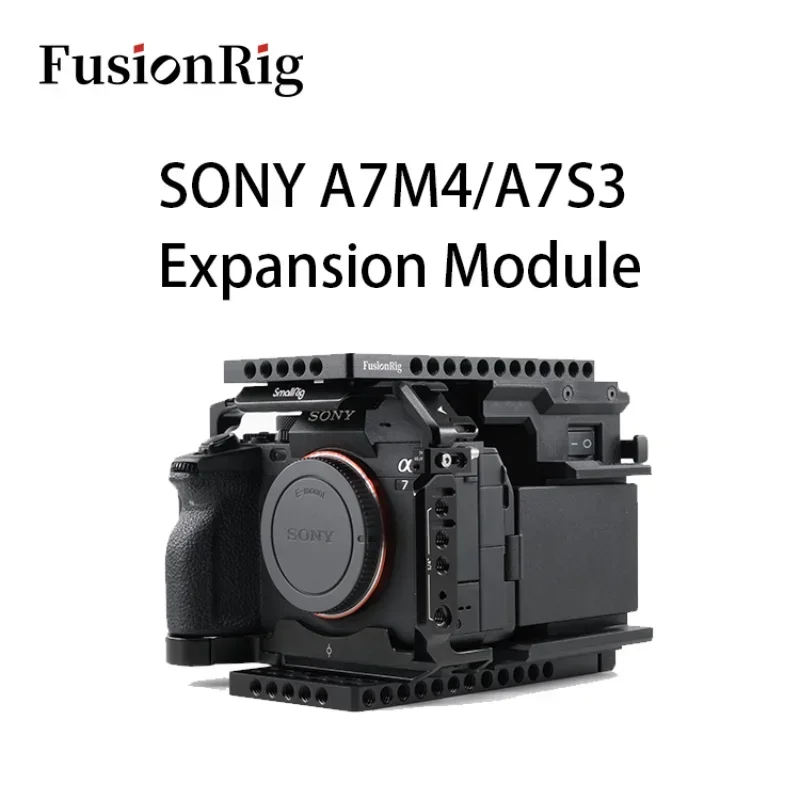 FusionRig For Sony A7M4/A7S3 Camera Cage Expansion Module cineback