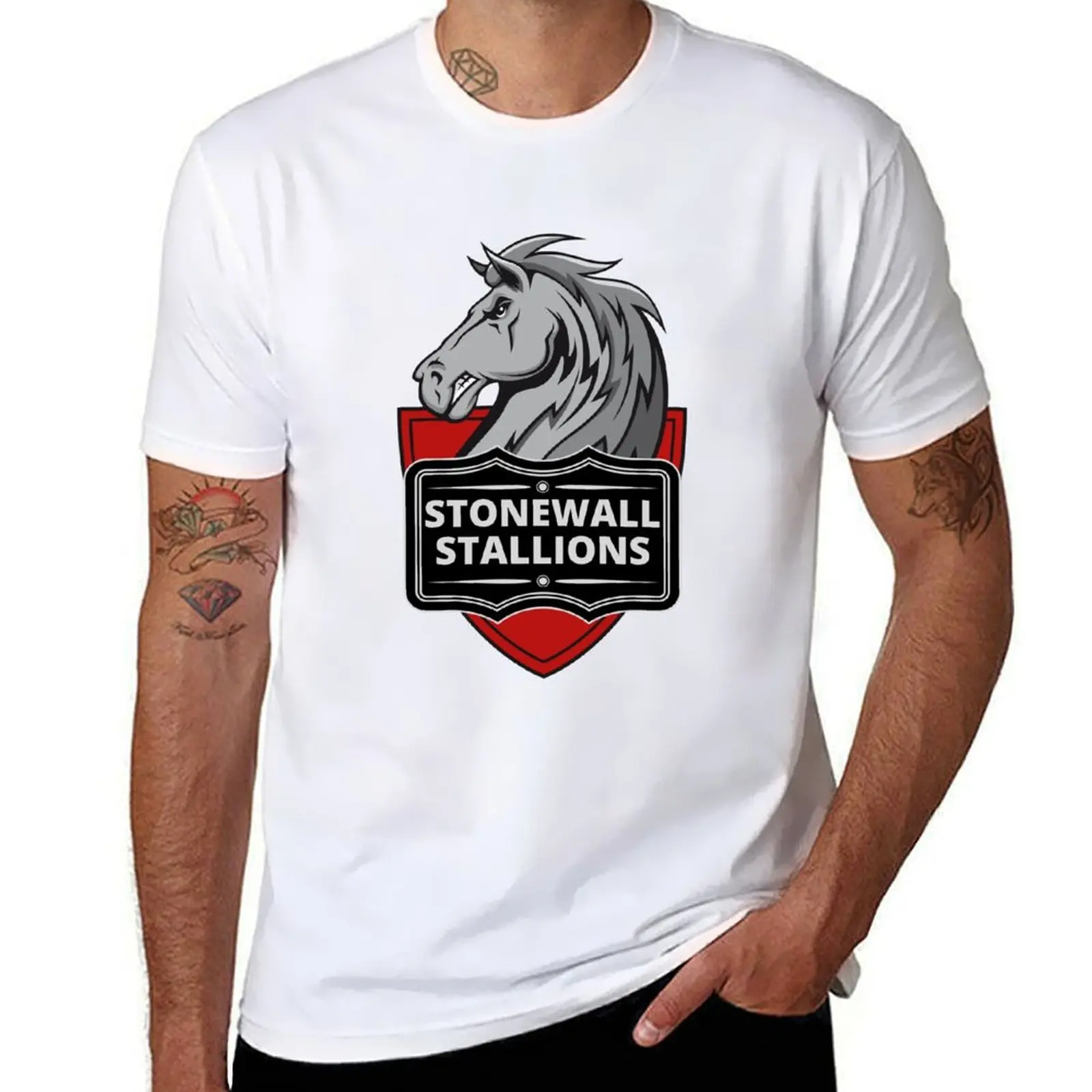 

Stonewall Stallions T-Shirt t shirts for man cotton soft man tshirt T-Shirt