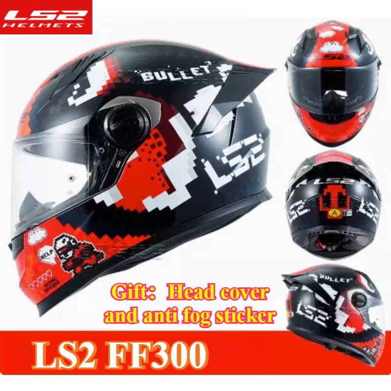 

LS2 FF300 Full Face Motorcycle Helmet for Men Women with Transparent Visor ECE Certified 범블비헬맷