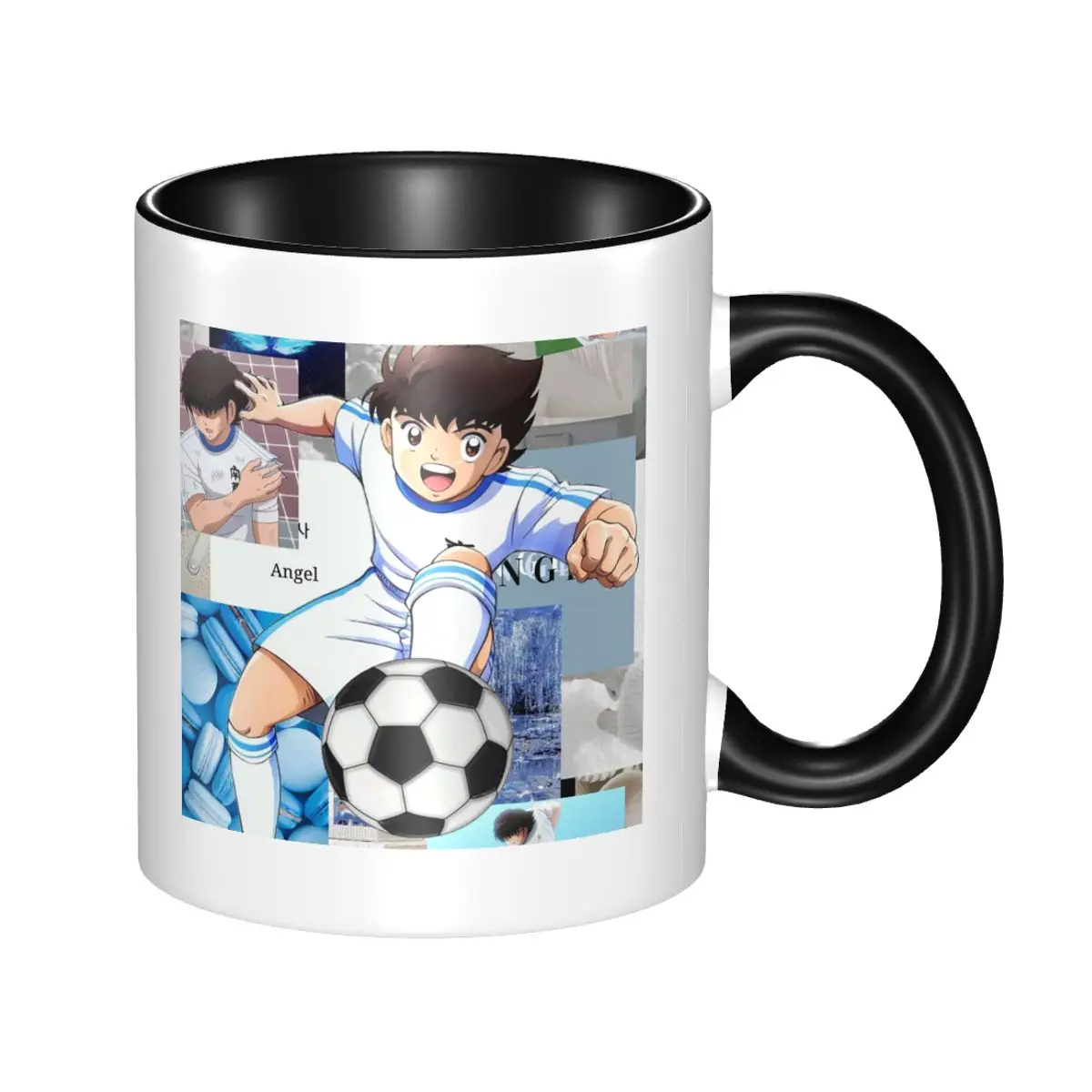 Taza Ozora Oliver Atom Capitan Tsubasa, tazas de café de cerámica divertidas, tazas de té, taza de leche, regalos para amigos