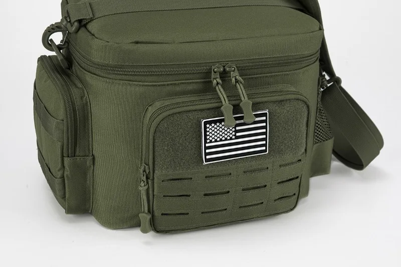 Tactical Lunch Box for Men Outdoor Heavy Duty Lunch Bag Work Leakproof Insulated Durable Thermal Cooler Bag Meal Camping Picnic