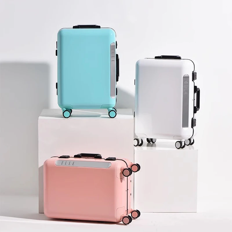 New Macaron suitcase 20/24 inch boarding trolley luggage women's fashion trend