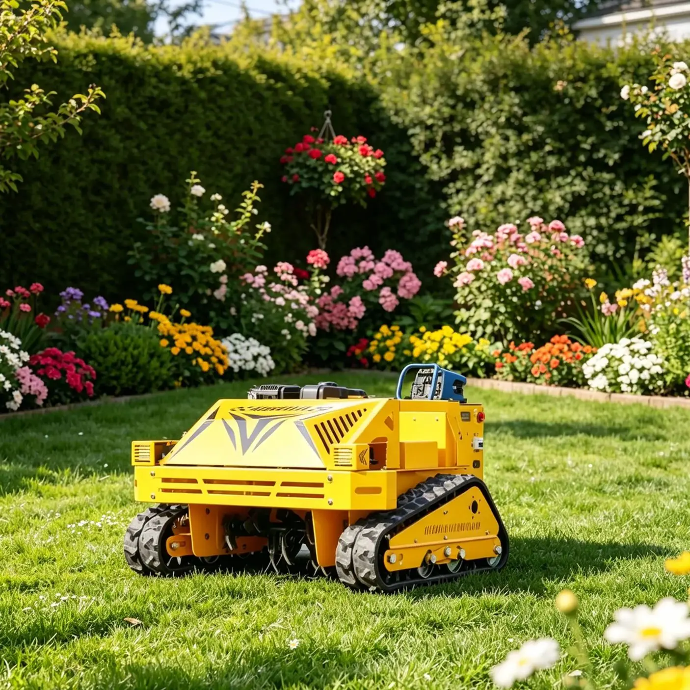 Customized Self-Propelled Adjustable Four-Stroke Mower Sturdy Machine for Daily Use in Home Garden and Farmland