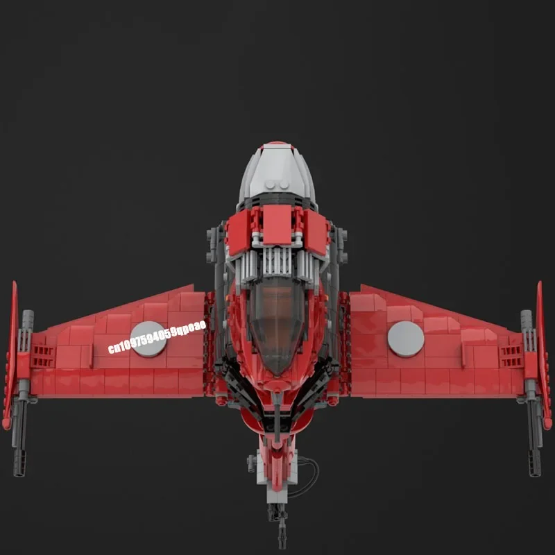 Nieuwe 1427 Stuks Beroemde Ster Battle Film Moc Blade Wing B-Wing Fighter Model Diy Creatieve Ideeën Kid Speelgoed verjaardagscadeau Aangepaste Puzzel