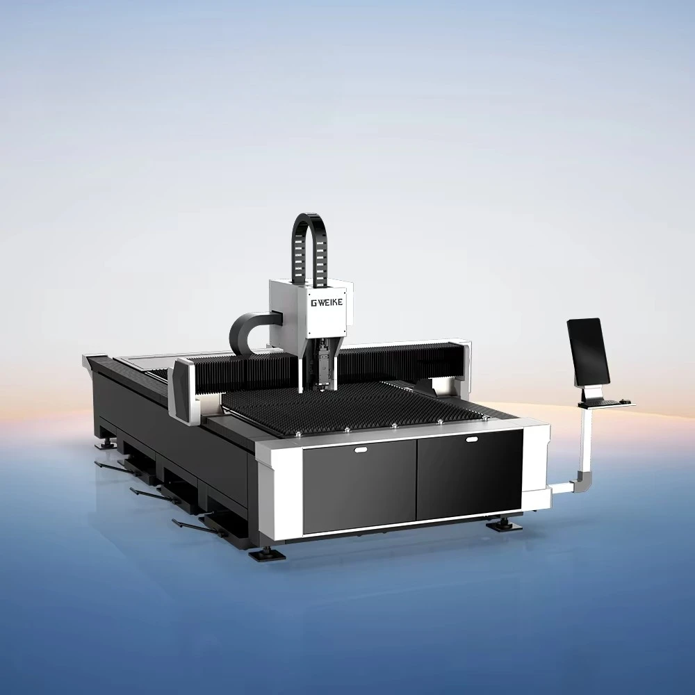 Gweike 1000w 2000w 3000w rayci metal fiber  cutting machine LF3015LN inexpensive