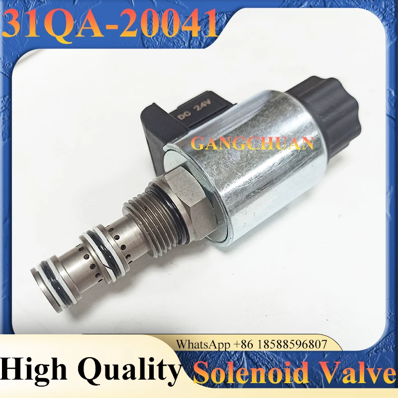 31QA-20041 Solenoid Valve 31QA20041 for Excavator R210LC-9 R250LC-9 R260LC-9S R300LC-9S R380-9