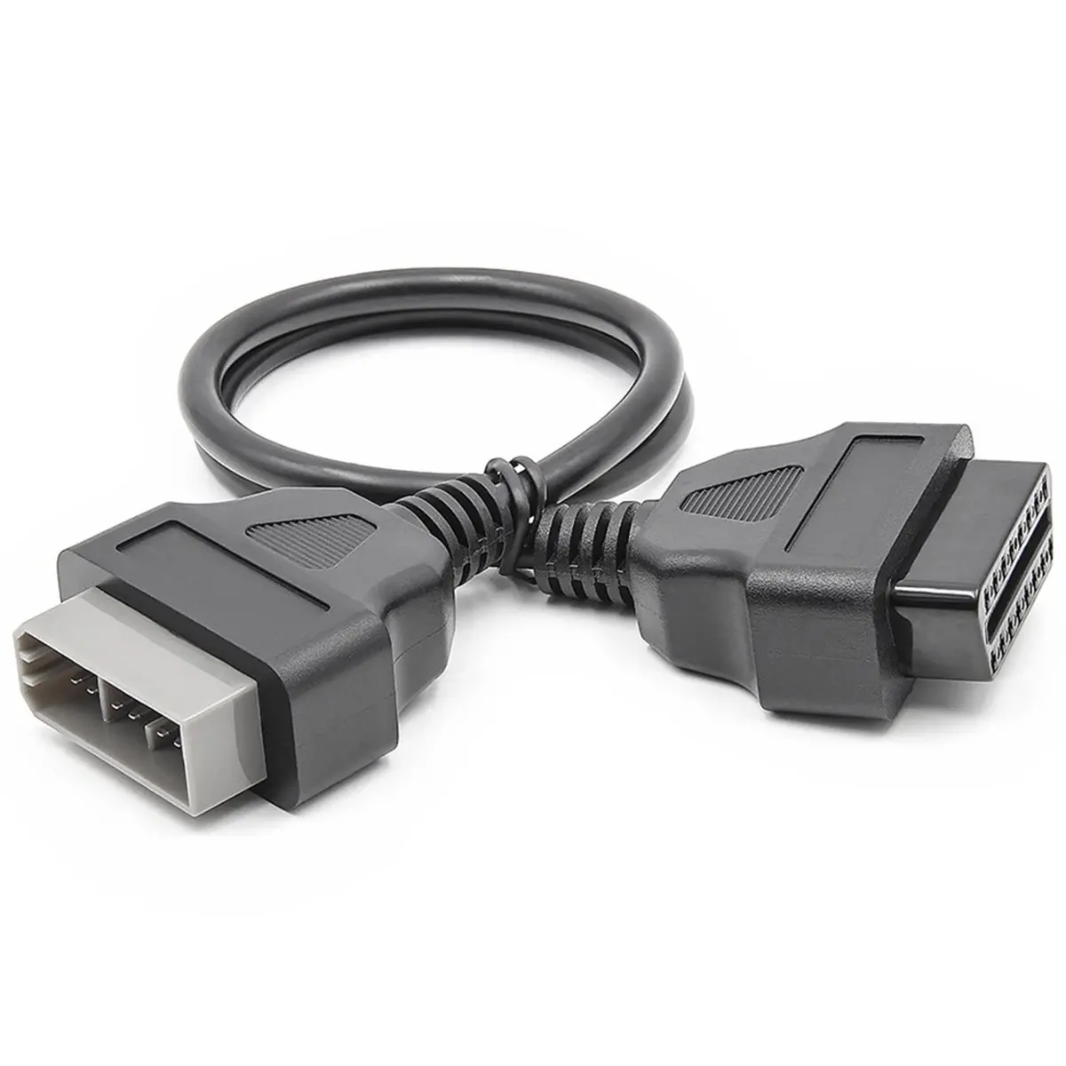PHONE&GEAR Top Quality for 14 Pin to OBD2 16 Pin Cable Car Diagnostic Connector for 14Pin to 16Pin OBD OBDII Adapter