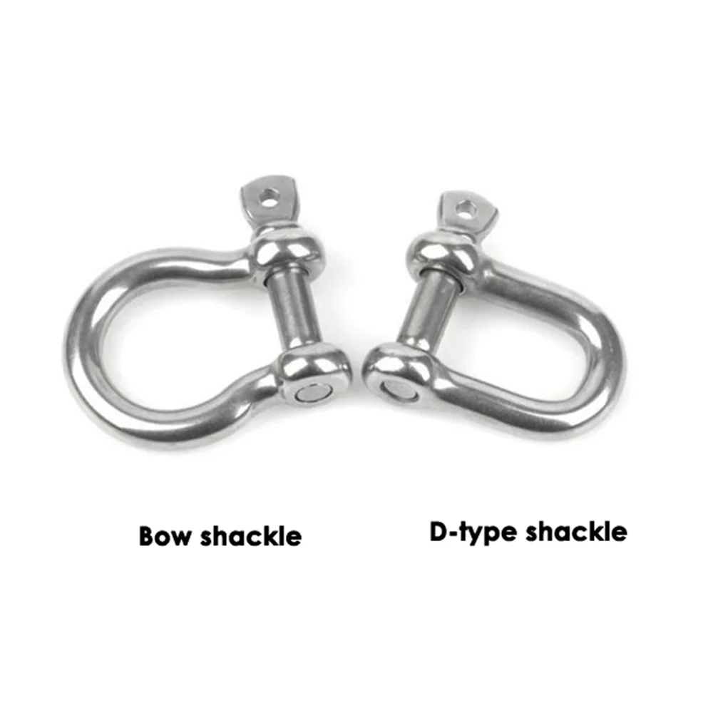 Bow Shackle Hoisting Quality Testing Durable Modern Technology Rustproof Home Accessories D Shackle Iron Hardware Clevis