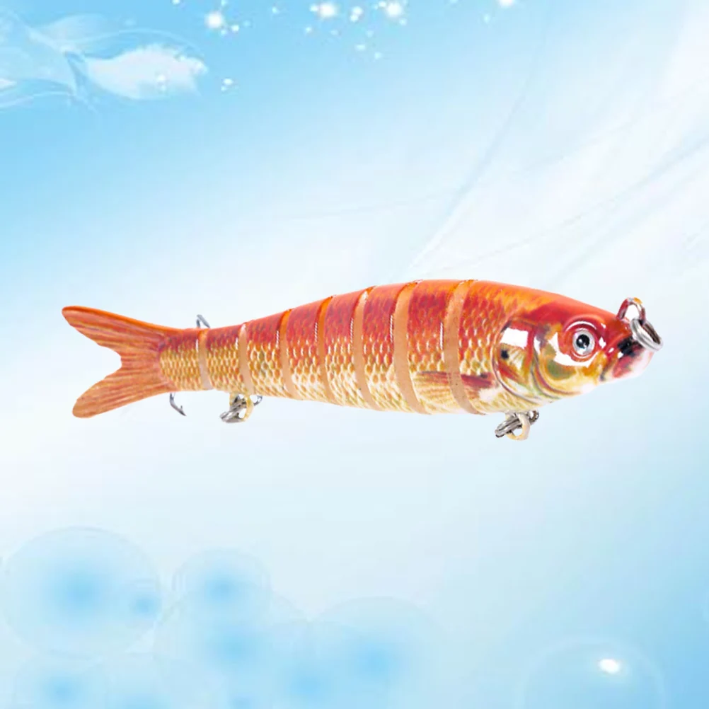 

10 CM Multi-knot Fish Bait Hard Fishing Lure Multi-section Lures Submerged Sink Hook Kit