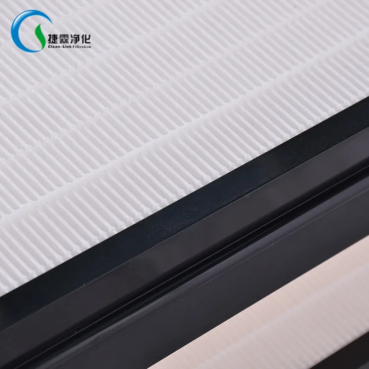 مرشح بنك V F7 F8 F9/ABS إطار بلاستيكي مرشح صلب لنظام التيار المتردد 592x592x292 مللي متر فلتر هواء توربينات الغاز