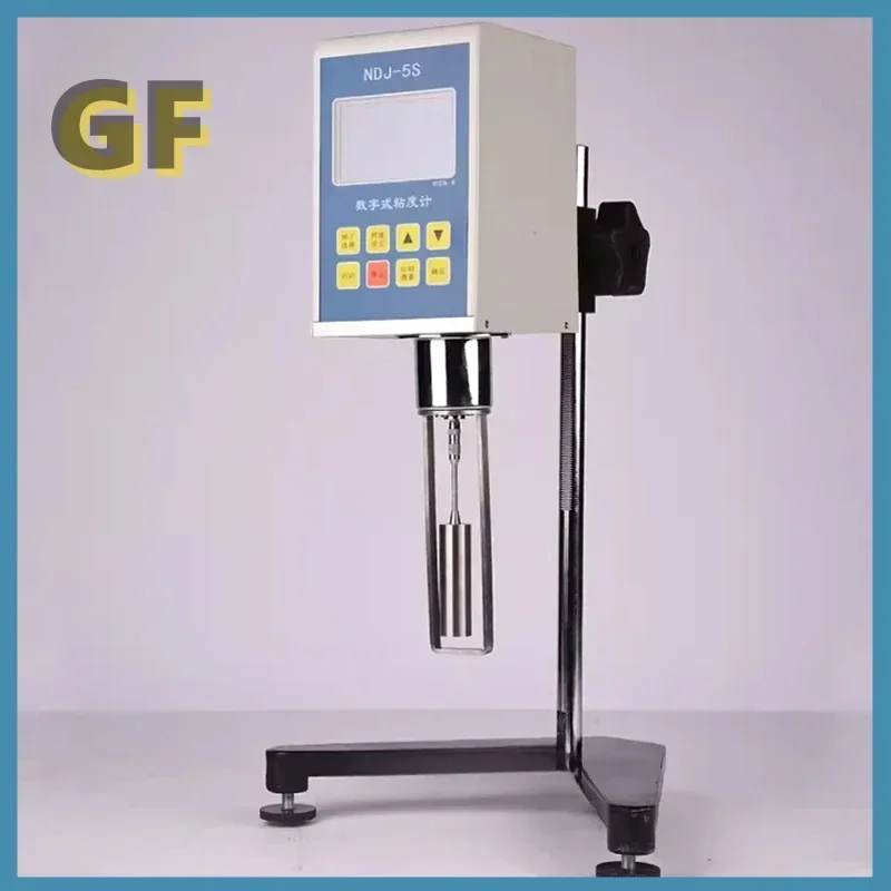 Digitale Roterende Viscometer Hoge Precisie Verfviscositeitsmeter LCD Gratis aangepaste Engelse versie NDJ-5S/NDJ-8S 110 V/220 V