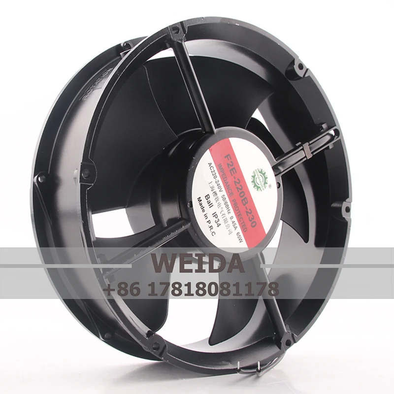 Shanghai REPu AC220-240V 0.45MA EC DC 22CM 22060 220X220X60MM 65W axial fan F2E-220B-230 cooling fan