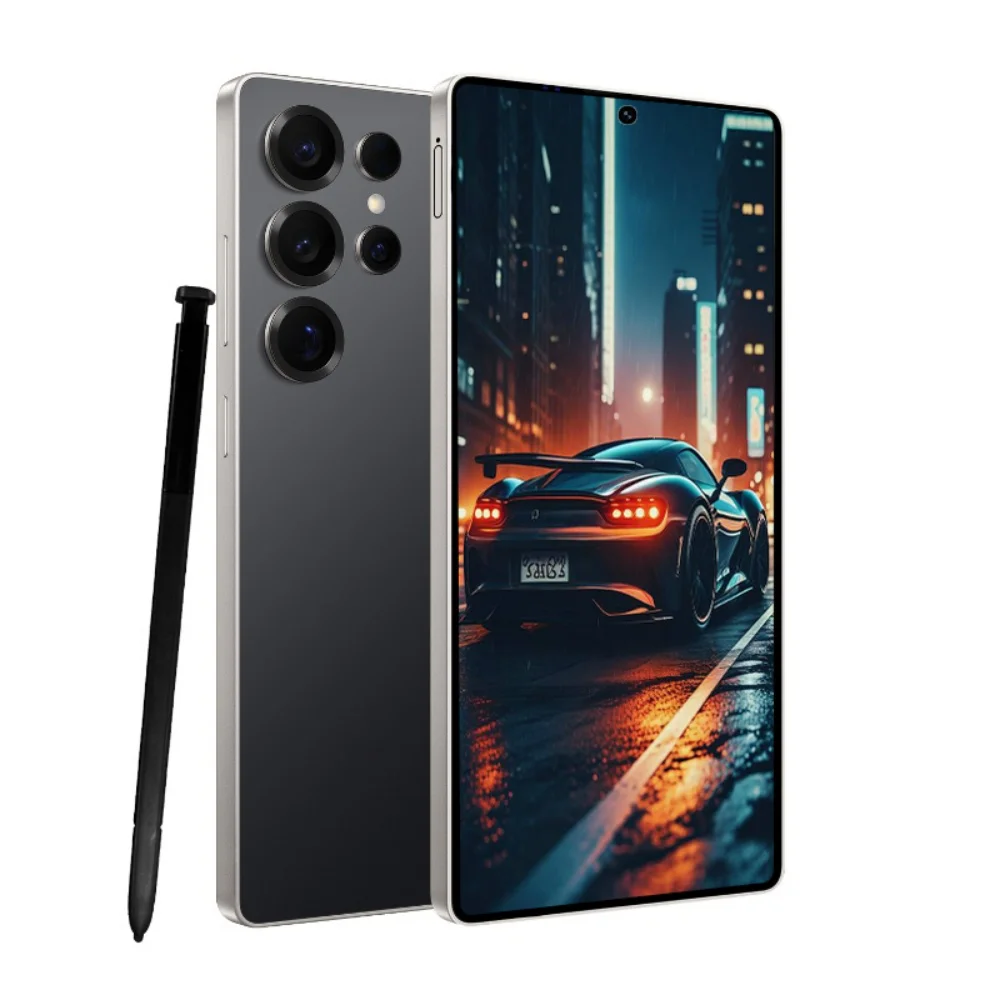 Global Vision S24 Ultra Smartphone Android 5800mAh 12GB RAM 512GB ROM 6.8 Inch 1920x1080HD 24+48MP MTK10 4G Network Mobile Phone