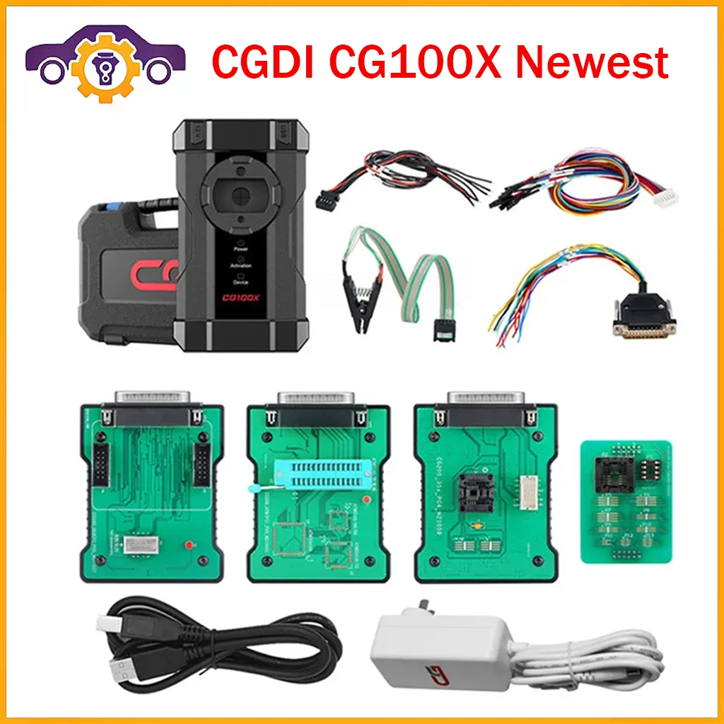 Newest CGDI CG100X New Generation Programmer for Airbag Reset Mileage Adjustment and Chip Reading Support MQB