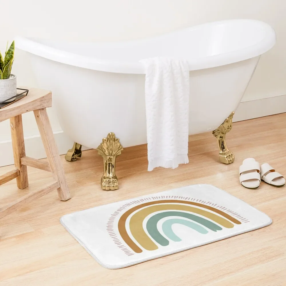 

Boho Rainbow Bath Mat Rug Foot Accessories Sets For The Bathroom Baths Bathroom Mat