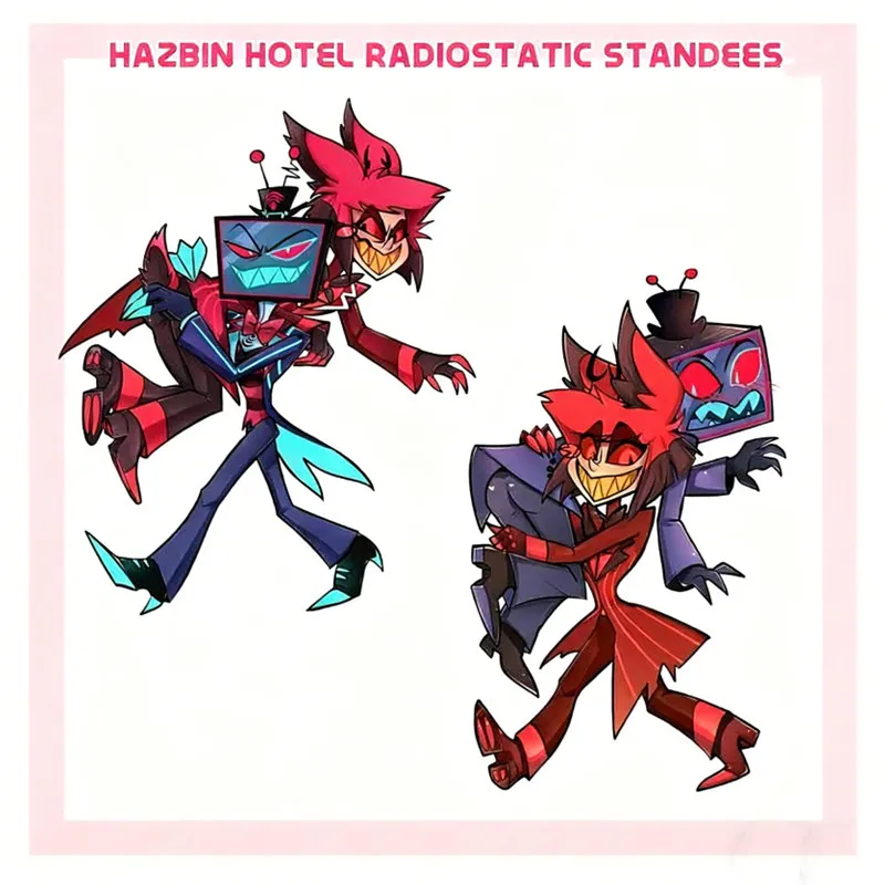 Hazbin Hotel Radiostatic Vox Alastor Acrylic Standee - Acrylic Collectibles