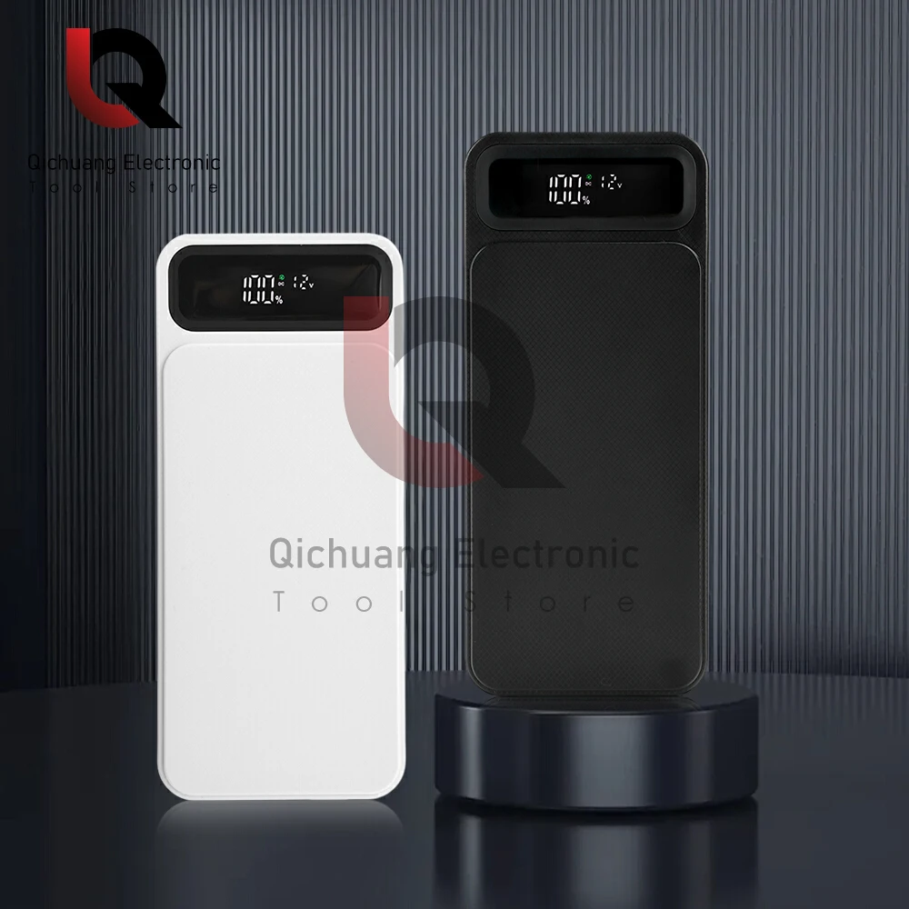 8X 10X 18650 Battery Charger Adjustable Mobile Power Sleeve Charging Power Case Battery Type C Powerbank Case Bank Cover Kit