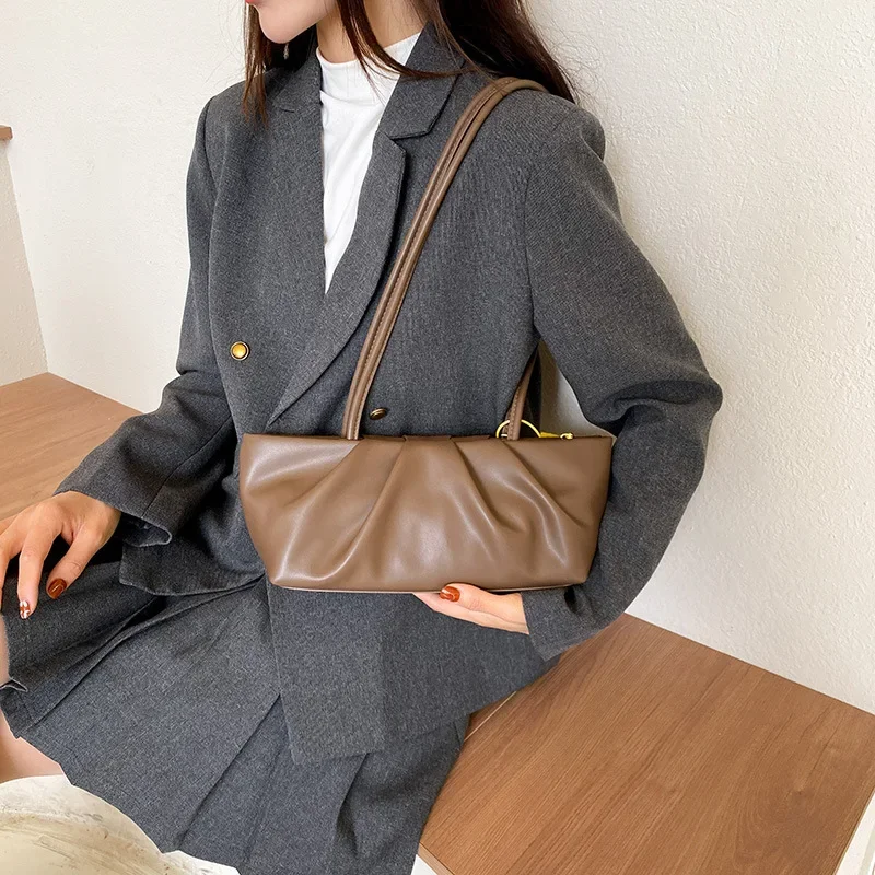 Designer Personalized Pleated Armpit Bag 2023 Autumn and Winter High-end Women's Shoulder Handbag