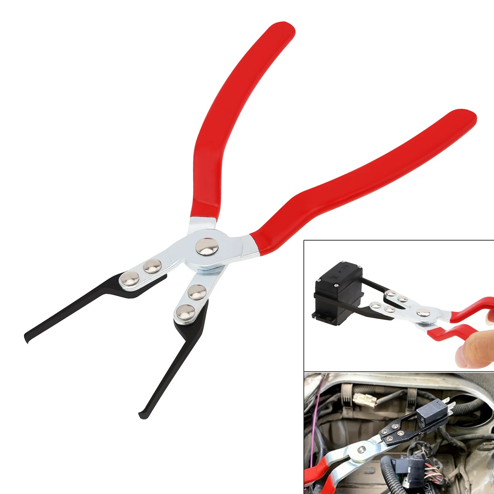 Universal Automotive Relay Puller Plier Hand Tool Car Relay Disassembly Clamp Fuse Puller Clip Remover Pliers Repair Tools