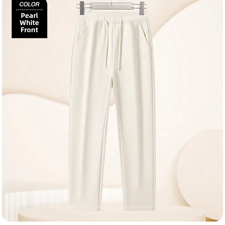 

2025 Winter New 90 White Goose down Three-Proof Fleece Lined Thickened Graphene Warmth Men's Trousers Outdoor Wear Long Pants