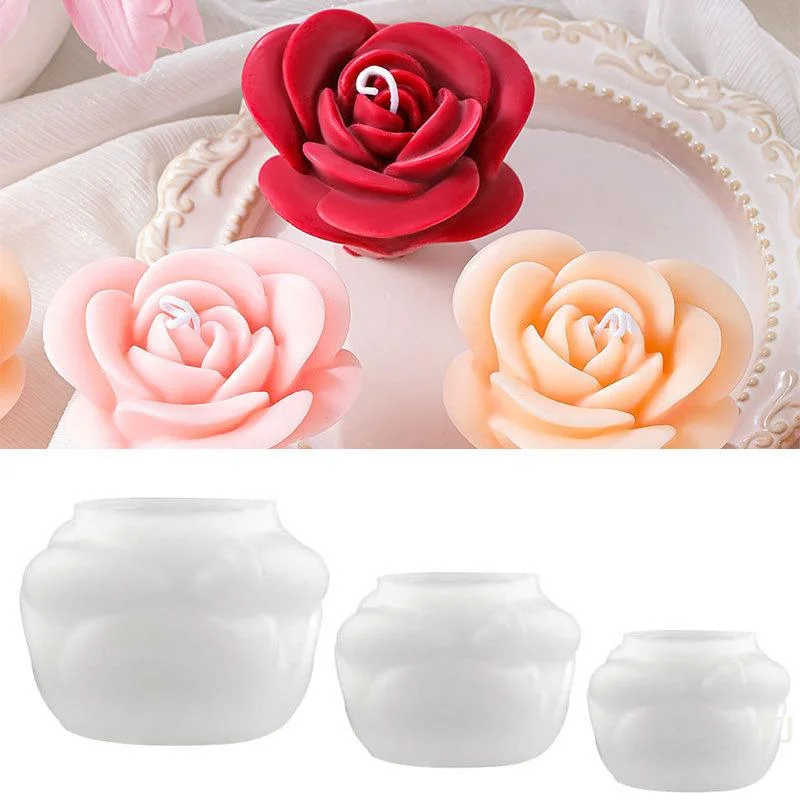 

Силиконовая форма для свечей YU 2026: 3D-форма для мыла в виде цветка пиона, гипсовой смолы, для выпечки шоколадных тортов, инструмент для рукоделия, свадебный подарок