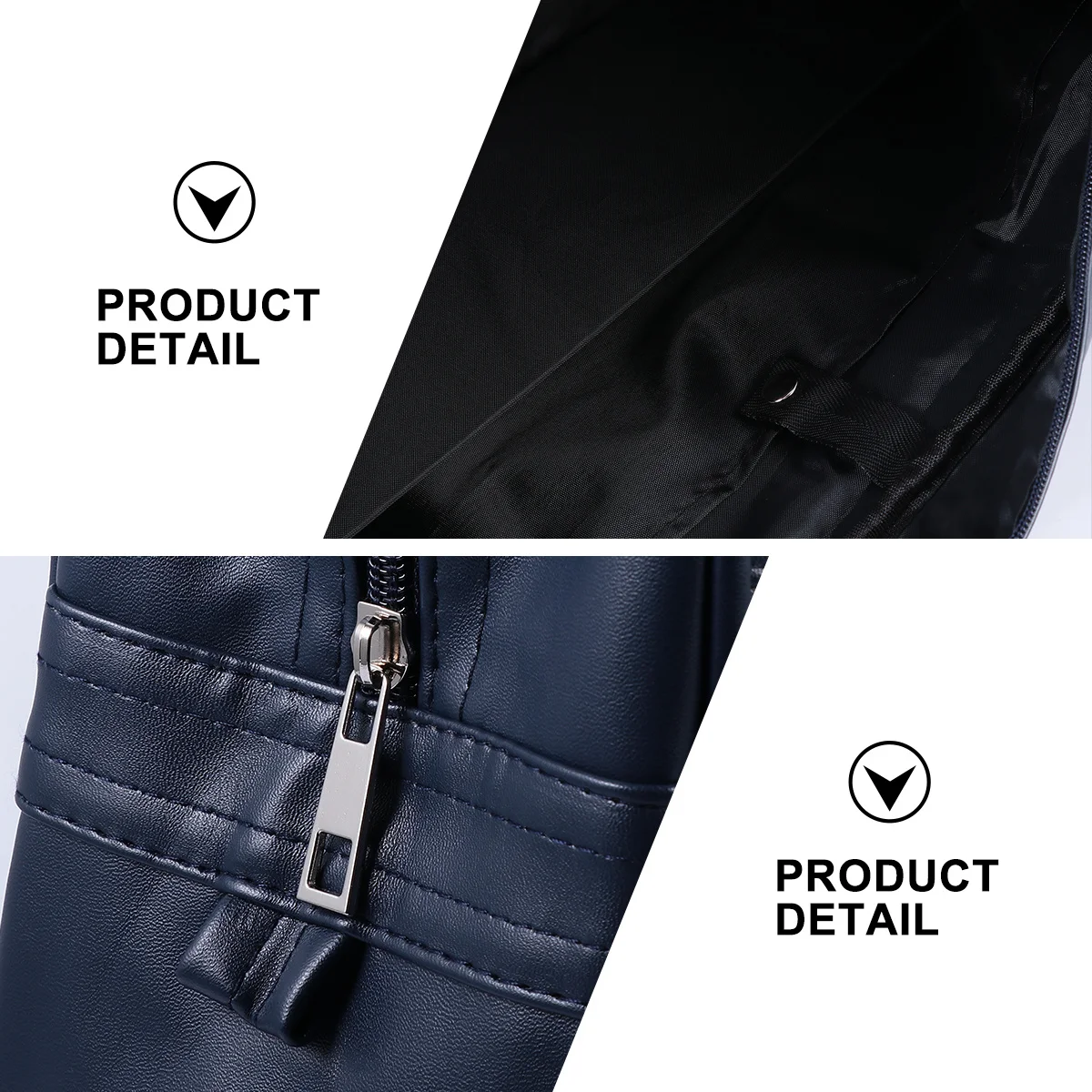 

1 pc Large Capacity Single Shoulder Handheld Book Bag Portable Storage Tote For Laptop School Office Waterproof Student Pu