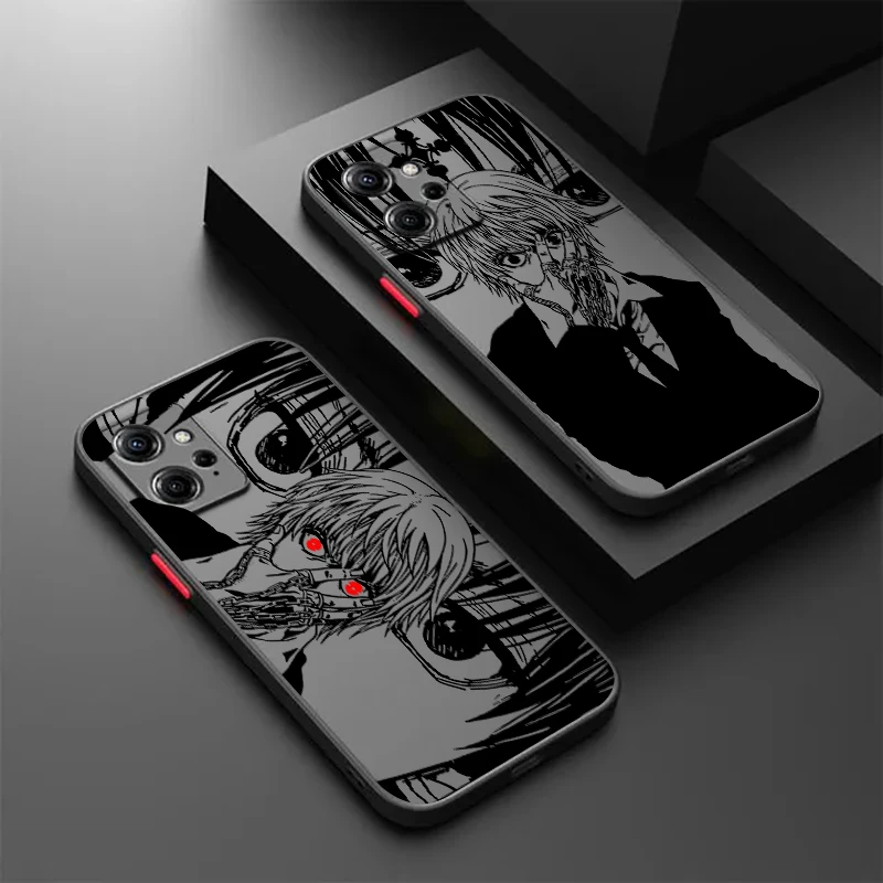 

Tokyo Ghoul Cool Comic Art Frosted Translucent For Redmi Note 13R 13 12 12S 12T 11 11T 11E 10 Pro Plus 5G TPU Phone Case