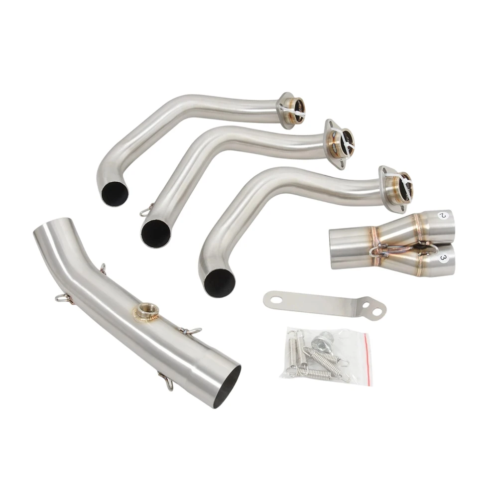 Für Yamaha MT-09 FZ09 XSR900 2014-2020 Motorrad Mittelrohr Auspuff 51mm Auspuffrohre Auspuffanlagen – Detail 3