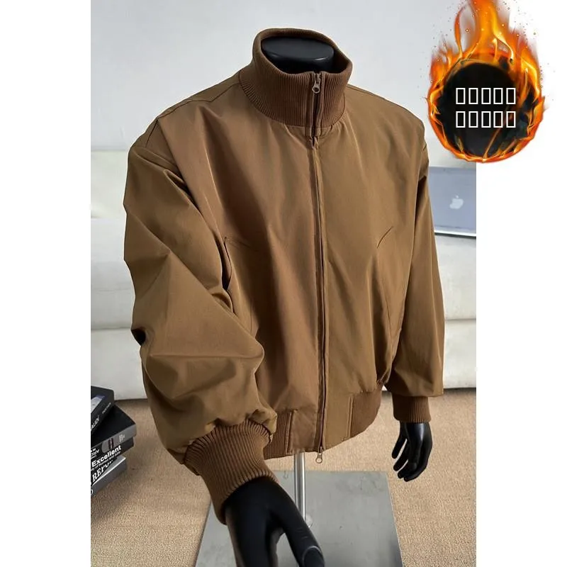 

Куртка Highstreet Pilot с высоким воротником из полиэфирного волокна Highsense Cotto, свободного кроя, для подростков, зимняя, модная, с длинными рукавами