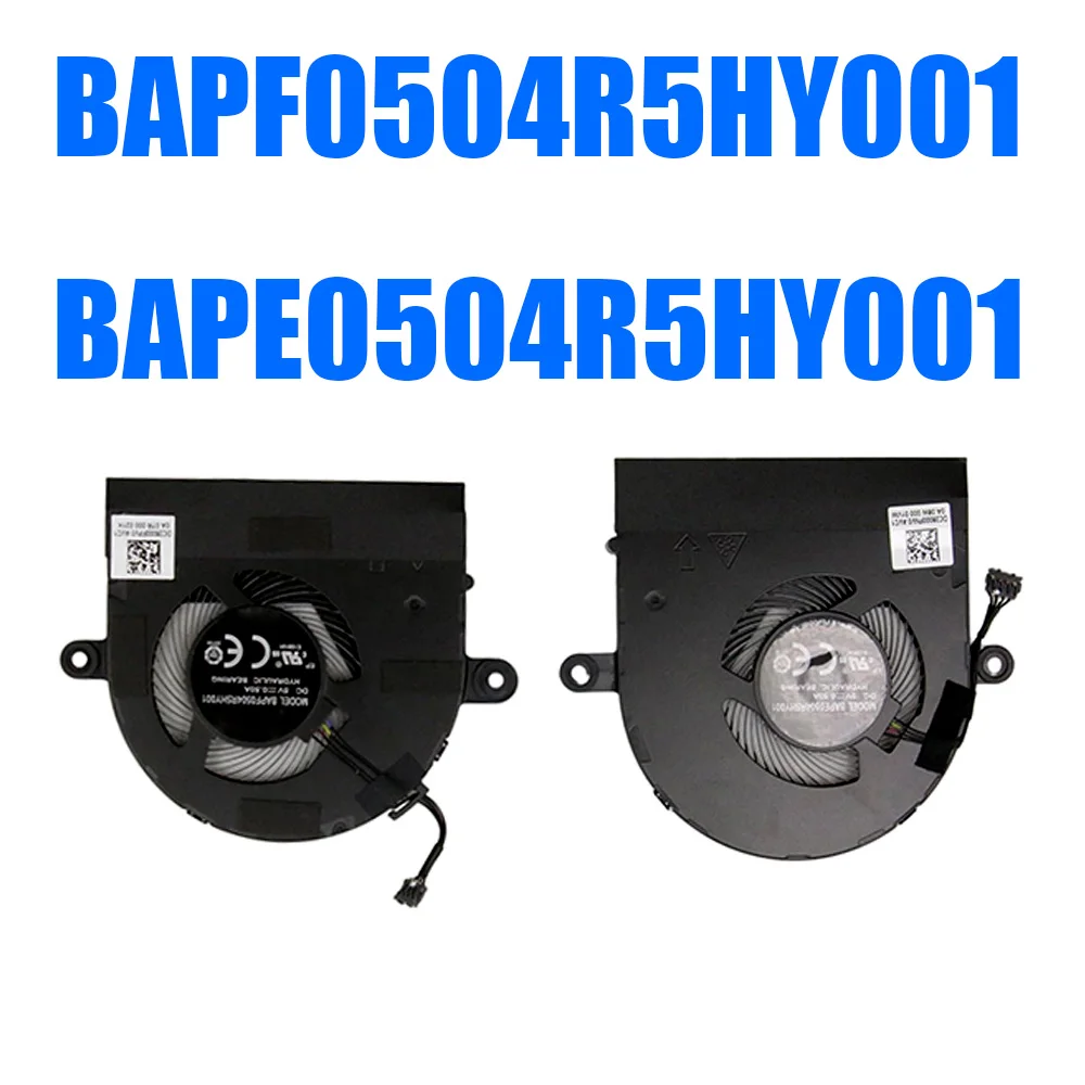 BAPF0504R5HY001 BAPE0504R5HY001 DC5V Laptop CPU+GPU Fan A Pair