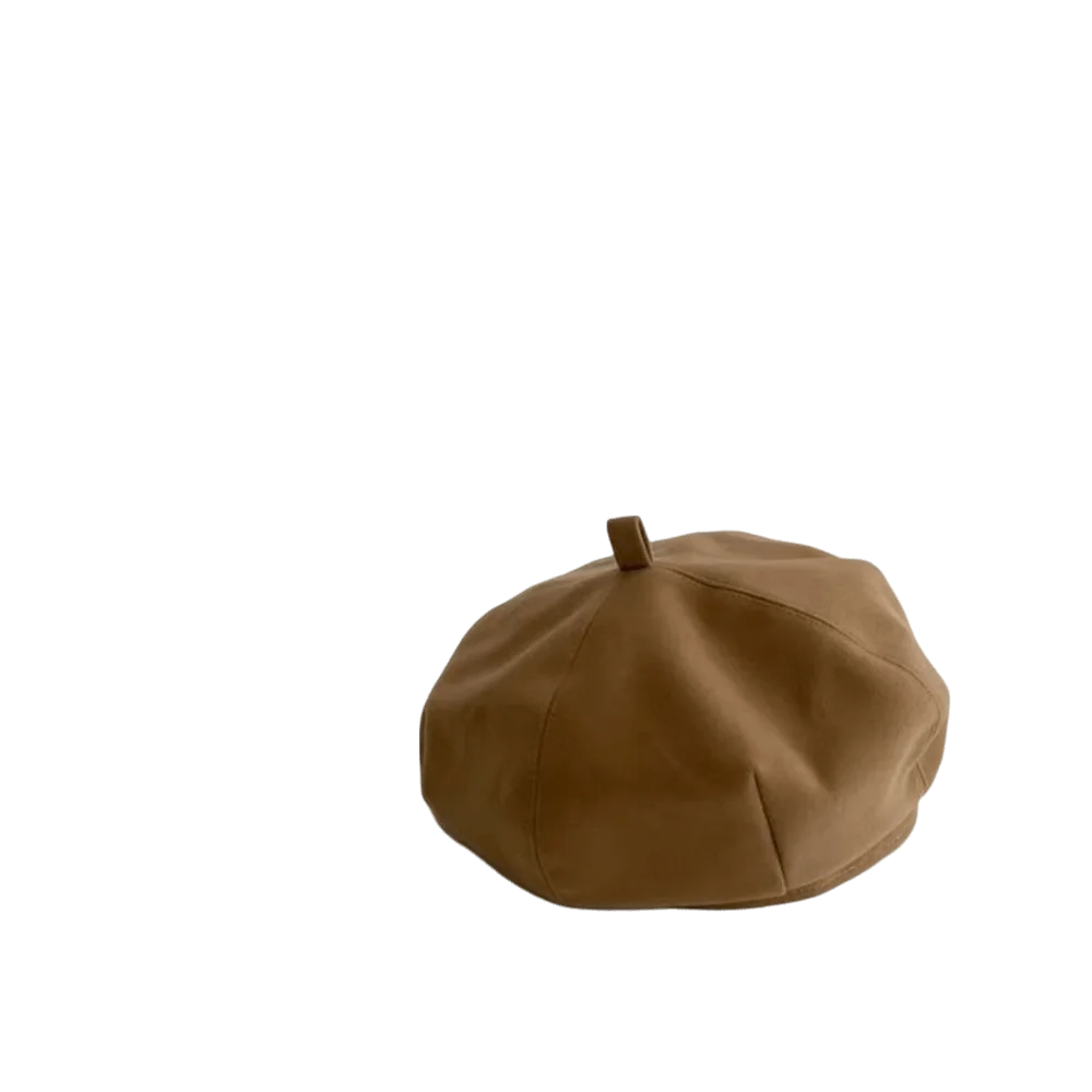 

Модный теплый детский зимний берет, шапка с защитой ушей, мягкая шапка с тыквой, ветрозащитная корейская восьмиугольная кепка для маленьких девочек