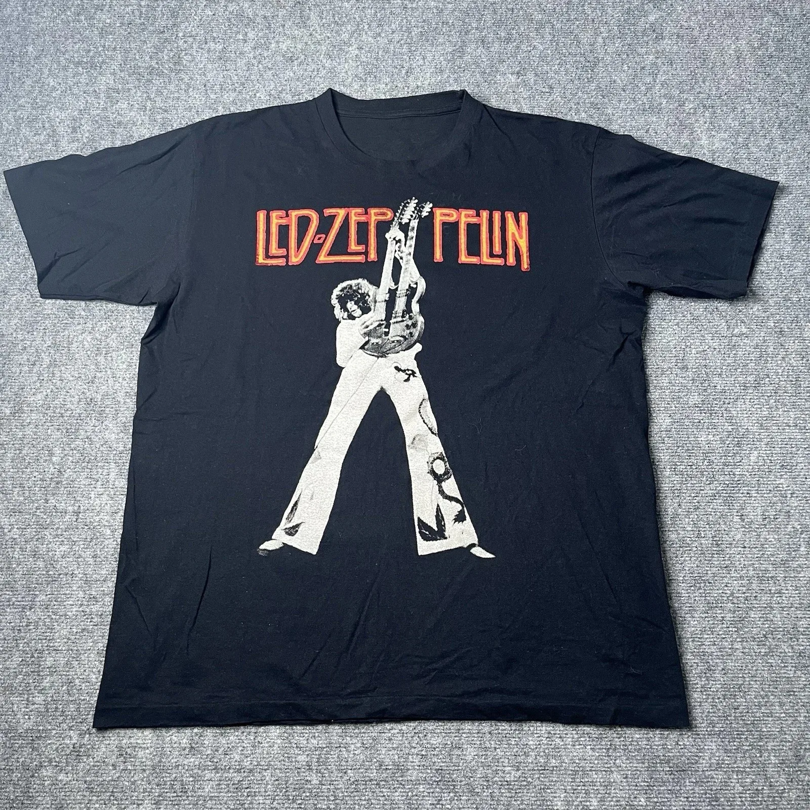 

Vtg Led Zeppelin Single Stitch Band T-shirt Rock 1990s Band Tee 90s American Singer Tee Men Rock Short-sleeved Women Cotton Top
