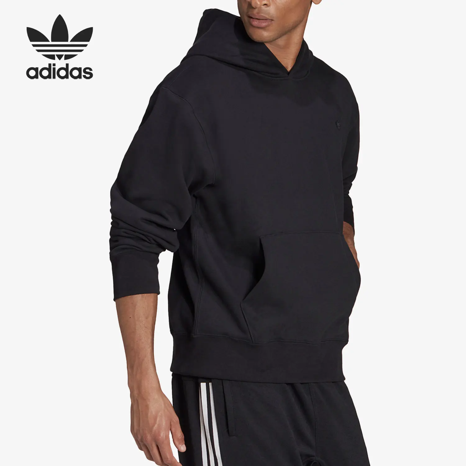 أديداس الرسمية أصيلة ثلاثة المشارب الرجال الجديدة عارضة هوديي البلوز HF6373