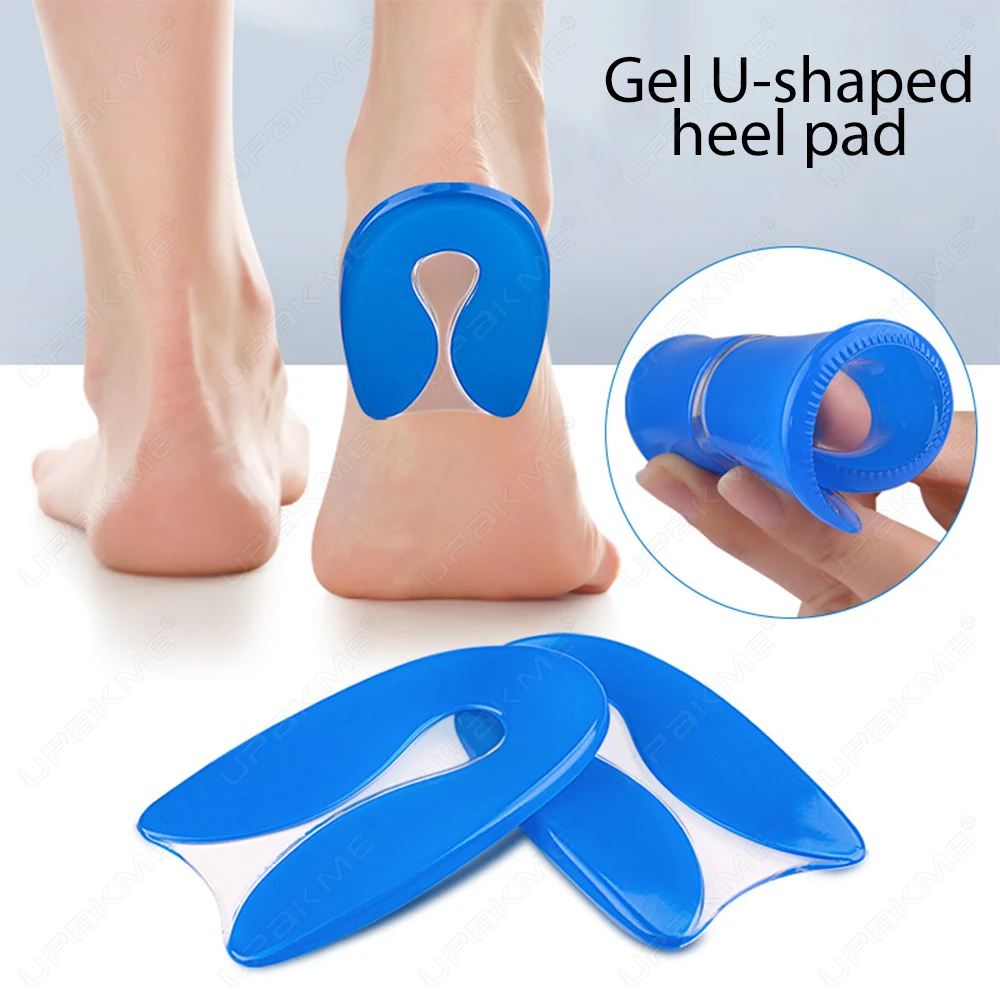 Plantar Fasciitis Heel Cup Gel Stable Heel Orthopedic Insoles for Calcaneal Pain Health Feet Care Support Spur Feet Cushion Pads