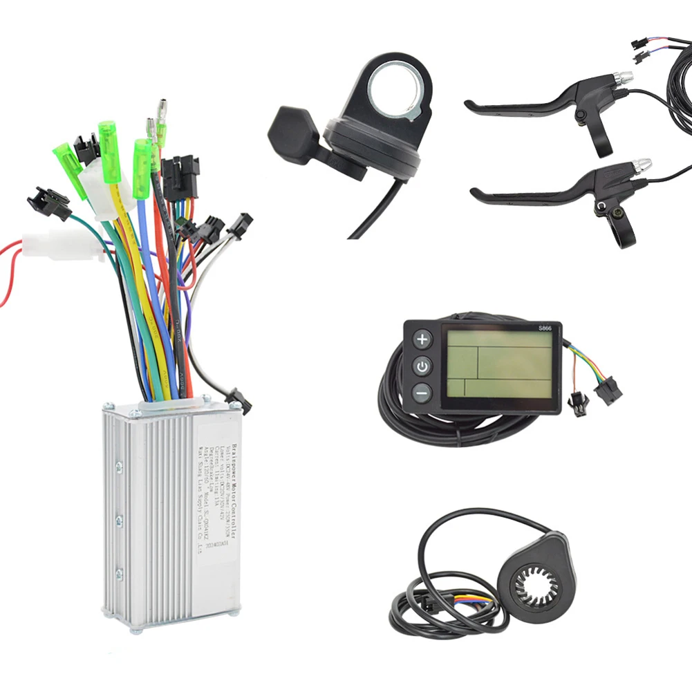 

Electric Bicycle LCD Instrument Controller Set 12 Magnetic Integrated Power Sensor Brushless Motor Controller Accessories