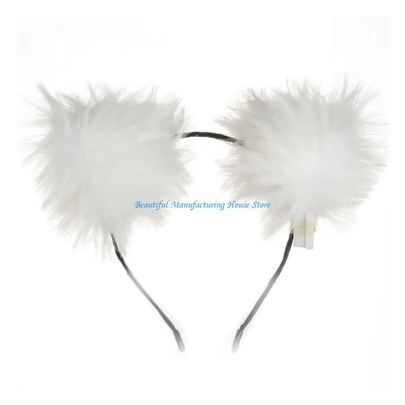 

E56A Light Up for Facial for Head Hoops Women Makeup Cosplay Party for Head We