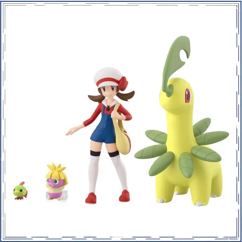 bandai-anime-pokemon-kotone-croconaw-natu-smoochum-regali-per-bambini-o-collezione-giocattoli-modello-action-figure-originali