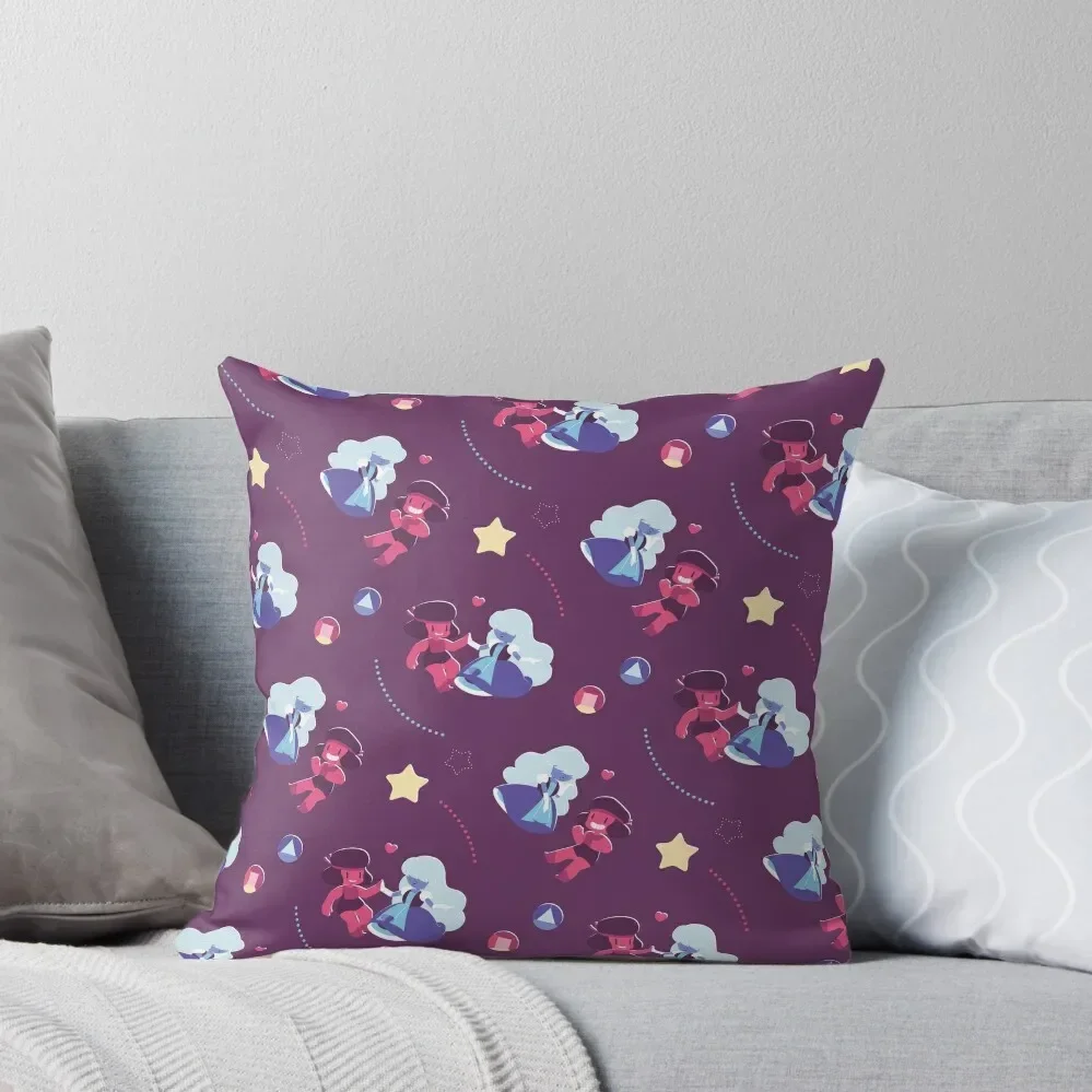 Ruby & Sapphire Throw Pillow Christmas Pillows Pillow Cover pillow