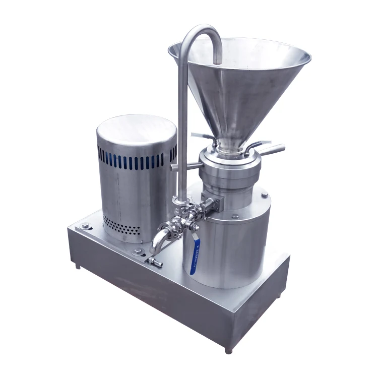 High Quality Stainless Steel Almond Peanut Butter Making Machine Tahini Colloid Grinder Vertical Colloid Mill For Mayonnaise